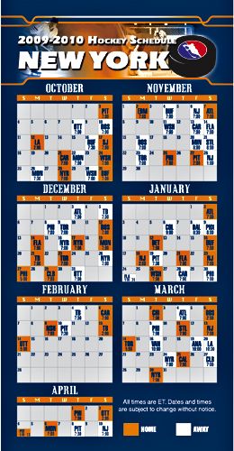 ReaMark Products: New York Hockey Schedule
